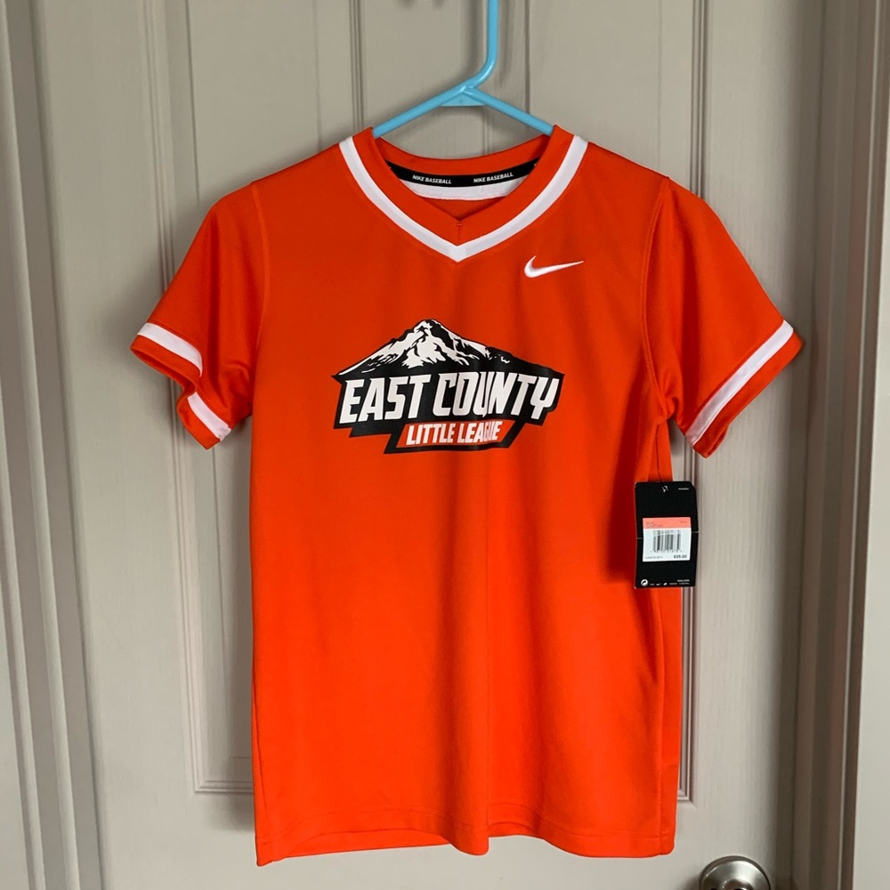 Nike baseball shirts for boys NWT